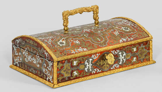 Napoleon III Boulle-Zierschatulle Dunkel gebeiztes… - photo 1