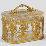 Napoleon III-Schatulle mit Figurenfries Farbloses,… - Foto 1