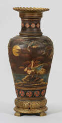 Große Japonismus-Bodenvase mit durchbrochen gearbe…
