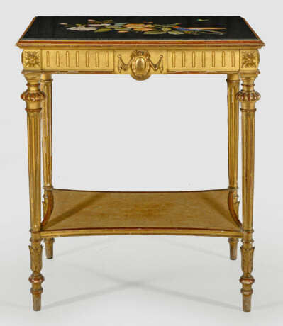 Napoleon III-Beistelltisch mit Pietra Dura-Platte … - фото 1