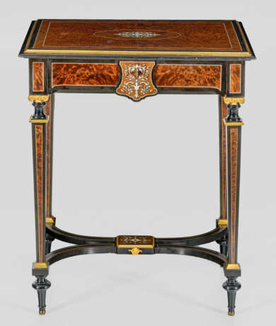 Napoleon III-Table à écrire Holz, ebonisiert sowie… - фото 1