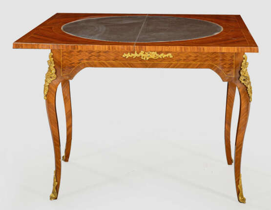 Spieltisch im Louis XV-Stil Nussbaum und Rosenholz… - Foto 2