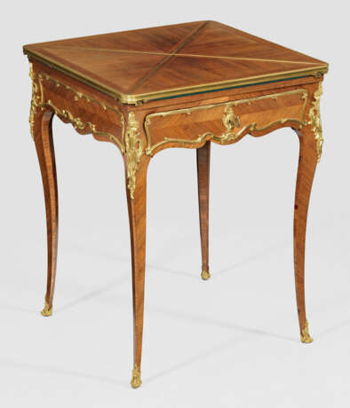 Feiner Louis XV-Spieltisch Palisander, furniert. P… - фото 1