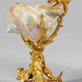 Napoleon III-Seeschneckenpokal Perlmutt und Bronze… - photo 1