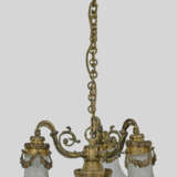 Paar Deckenlampen im Napoleon III-Stil 4-flg.; Mes… - Foto 2