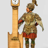 Seltene Blech-Figurenuhr Weißblech, farbig lackier… - photo 1