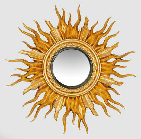 Sonnenspiegel Holz, vergoldet bzw. teilw… - photo 1