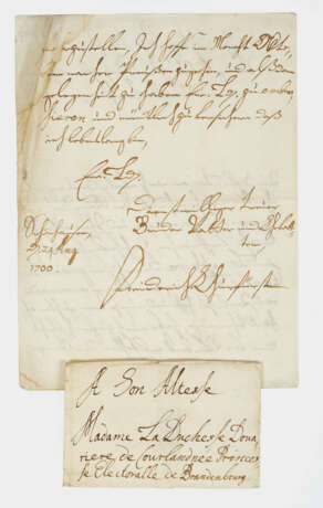 Brief von Kurfürst Friedrich III. Cremew… - фото 1