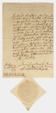 Brief von Leopold I. von Anhalt-Dessau C… - photo 1