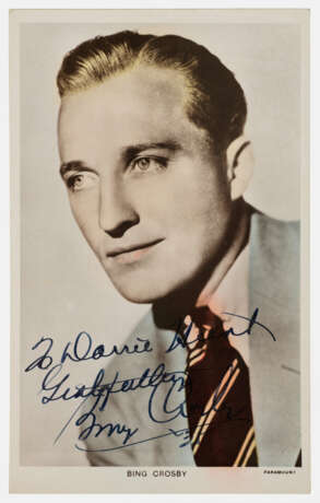 Bing Crosby Postkarte mit nachkolorierte… - фото 1