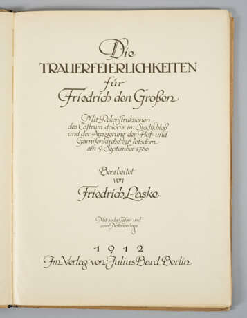 "Die Trauerfeierlichkeiten für Friedrich… - photo 1