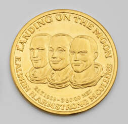 Goldmedaille "Landing on the Moon 1969" …