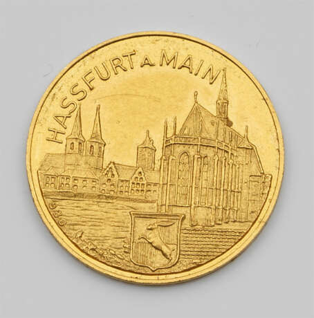 Goldmedaille "Hassfurt am Main" Feingeha… - photo 1