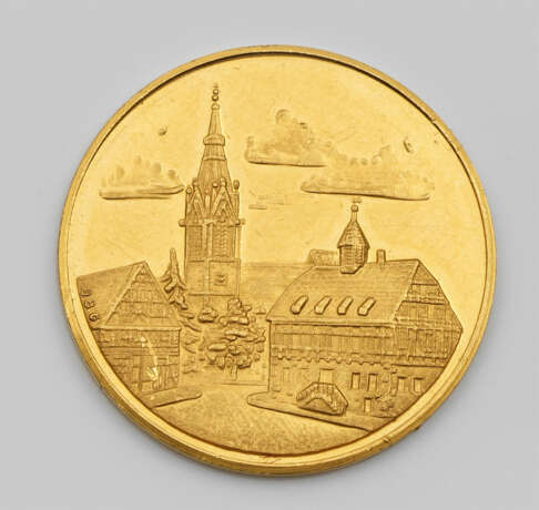 Goldmedaille "Echterdingen" Feingehalt 9… - Foto 1