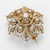Belle Epoque-Diamantbrosche in Ajour Gel… - photo 1
