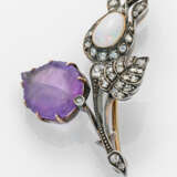 Belle Epoque-Diamantbrosche Silber. Scha… - photo 1