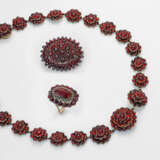 Granat-Parure Collier sowie korrespondie… - photo 1