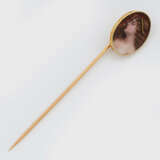 Art Nouveau-Plastronnadel Gelbgold, 18 k… - Foto 1