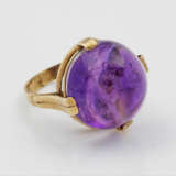 Amethystring aus den 1950er Jahren Gelbg… - фото 1
