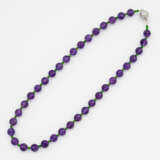 Charmantes Amethyst-Tsavorit-Collier Sil… - photo 1