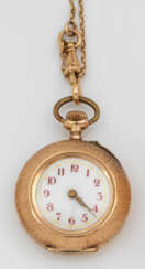 Belle Epoque-Schmuckuhr an Sautoir Schwe…