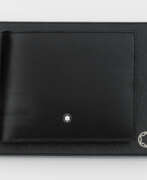 Clothing and accessories. Geldbörse von Montblanc Schwarzes Kalbsl…