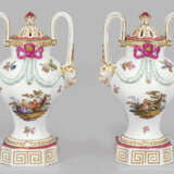 Paar Louis XVI-Potpourri-Vasen mit Watte… - photo 1
