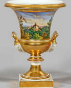 Aperçu. Kratervase mit Wartburg-Vedute Rechtecks…