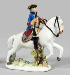 Miniatur-Figur eines Jägers zu Pferde Au…