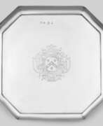 Изделия из металла. Georg I-Salver mit Wappengravur Sterling…