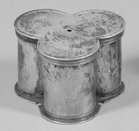 Salbgefäß Silber. Drei zylindrische, dre… - фото 1