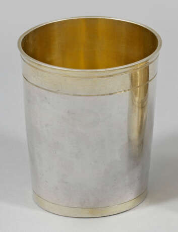 Großer Barock-Becher Silber, teilw. verg… - photo 1