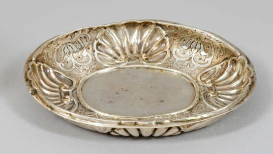 Kleine Barockschale Silber. Ovale Form m… - фото 1