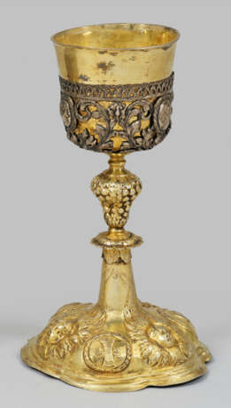 Barocker Abendmahlskelch Silber, teilw. … - photo 1