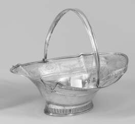 Georg III-Fruchtkorb Sterlingsilber. Übe…