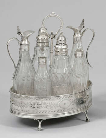 Georg III-Menage Sterlingsilber und Kris… - фото 1