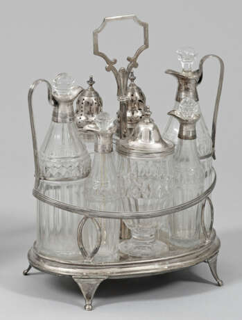 Georg III-Menage Sterlingsilber und Kris… - фото 1