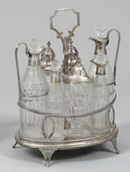 Georg III-Menage Sterlingsilber und Kris…