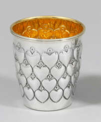 Herzbecher Sterlingsilber. Gering konisc…