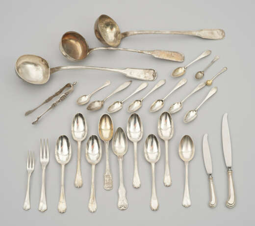 Besteckkonvolut Silber. 27-tlg.; Gourmet… - photo 1