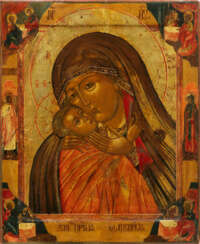 Ikone "Gottesmutter Korsunskaja" Tempera…