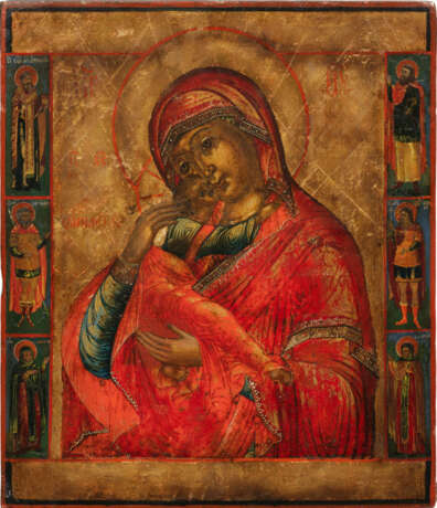 Ikone "Gottesmutter Umilenie" Tempera un… - Foto 1