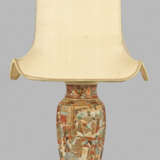 Satsuma-Vase als Tischlampe auf ebonisie… - photo 1