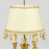 Bouilotte-Tischlampe 3-flg.; Bronze, ver… - photo 1
