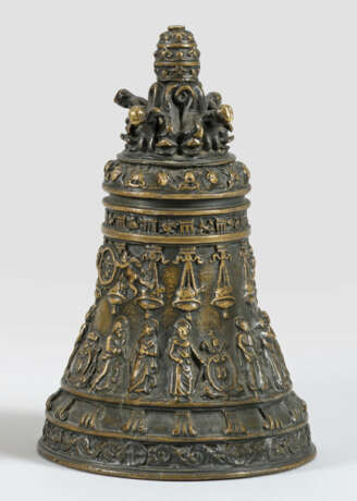 Tischglocke Bronze. Runde Grundform, meh… - photo 1