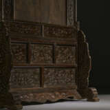 A MAGNIFICENT AND VERY RARE ZITAN FLOOR SCREEN - photo 5