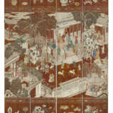 A DATED TWELVE-PANEL COROMANDEL LACQUER `BIRTHDAY` SCREEN - photo 2