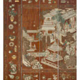 A DATED TWELVE-PANEL COROMANDEL LACQUER `BIRTHDAY` SCREEN - photo 4