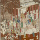 A DATED TWELVE-PANEL COROMANDEL LACQUER `BIRTHDAY` SCREEN - photo 8