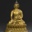 A GILT-BRONZE SEATED FIGURE OF SHAKYAMUNI BUDDHA - Аукционные цены